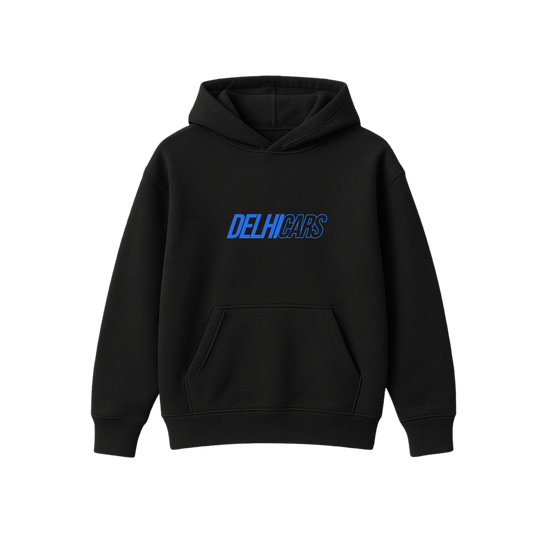 DELHI CARS CUSTOM M8 BLACK OVERSIZED HOODIE