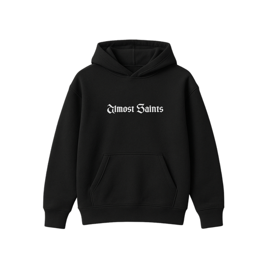 WE DONT PRAY FOR LOVE,WE JUST PRAY TO CARS BLACK OVERSIZED HOODIE