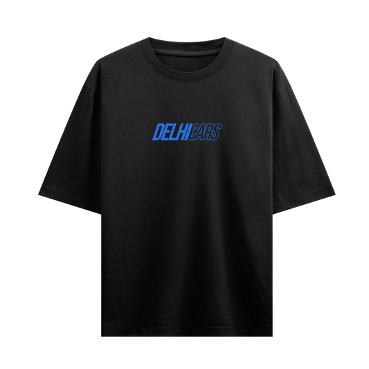 DELHI CARS CUSTOM M8 BLACK OVERSIZED T-SHIRT