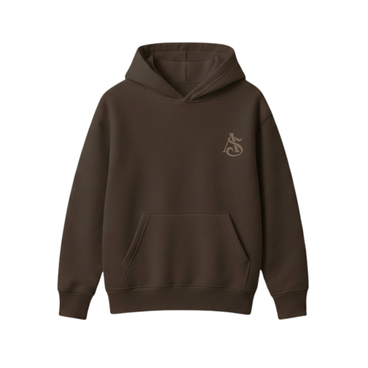 DRIP BROWN OVERSIZED HOODIE