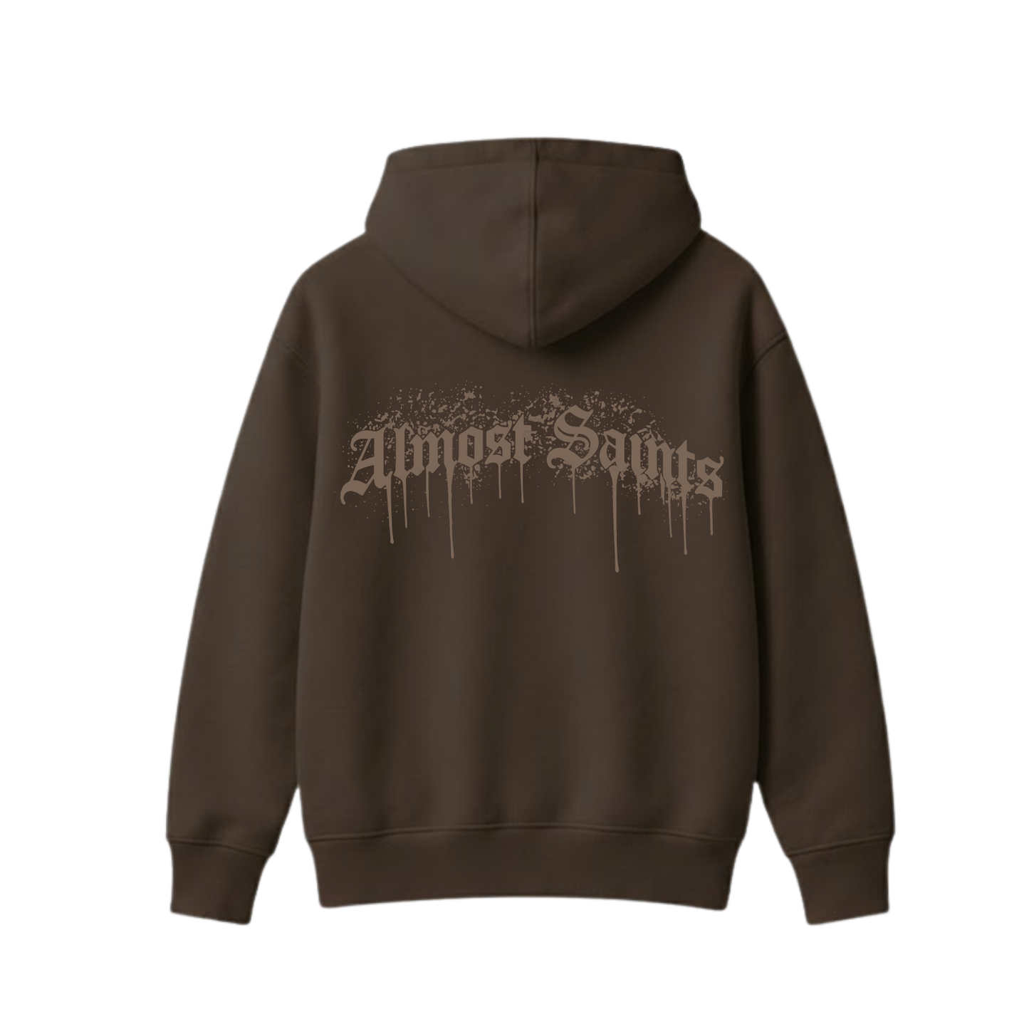 DRIP BROWN OVERSIZED HOODIE