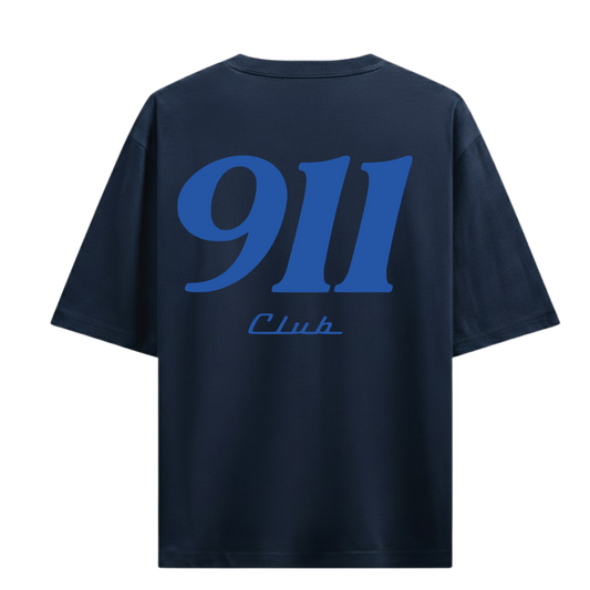 911 RACING CLUB BLUE OVERSIZED T-SHIRT