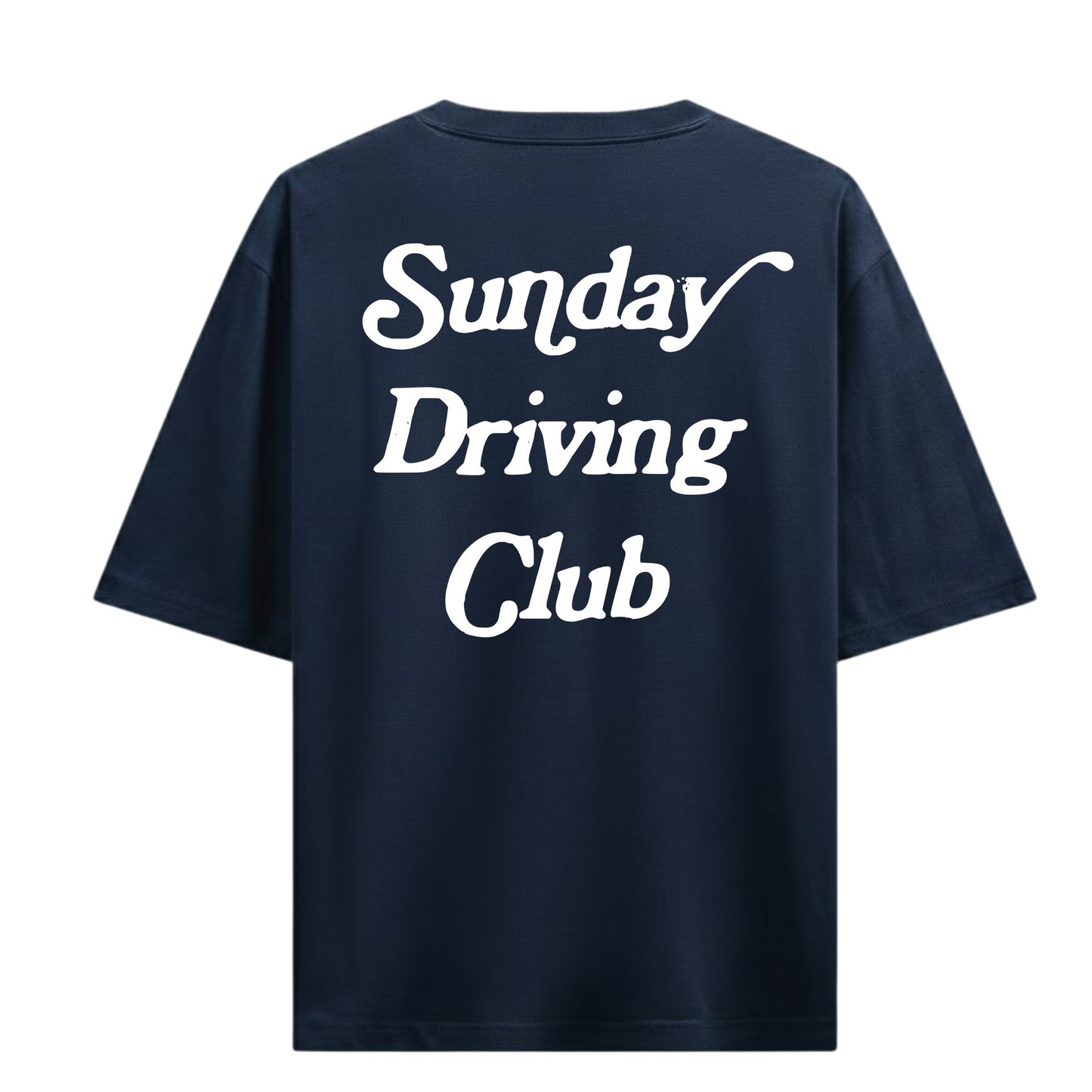 SUNDAY DRIVING CLUB BLUE OVERSIZED T-SHIRT