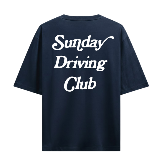 SUNDAY DRIVING CLUB BLUE OVERSIZED T-SHIRT