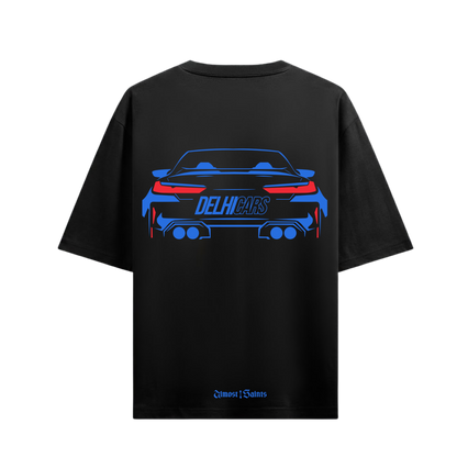DELHI CARS CUSTOM M8 BLACK OVERSIZED T-SHIRT