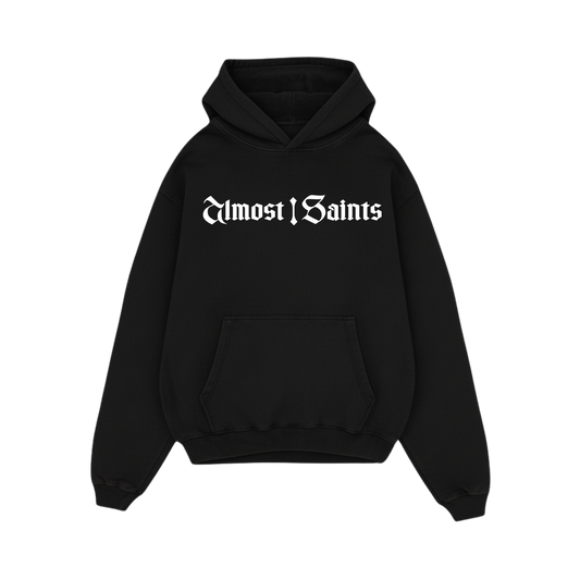 Almost Saints Basics 1.0 Black Oversized Hoodie