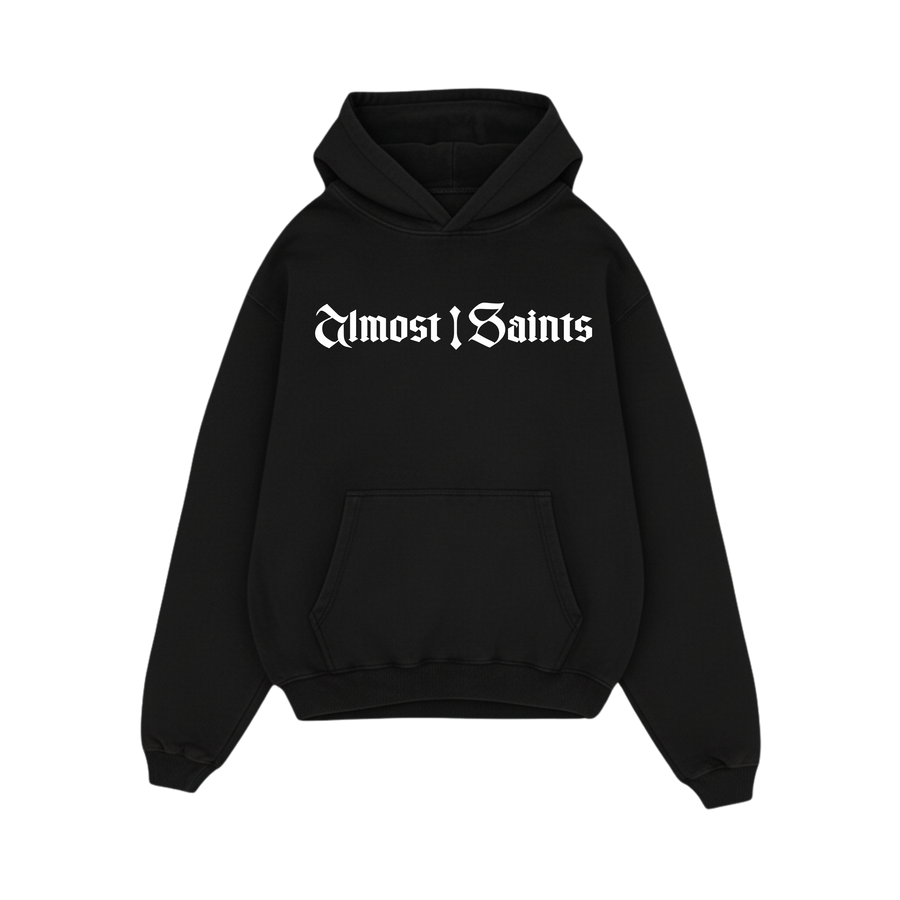 Almost Saints Basics 1.0 Black Oversized Hoodie