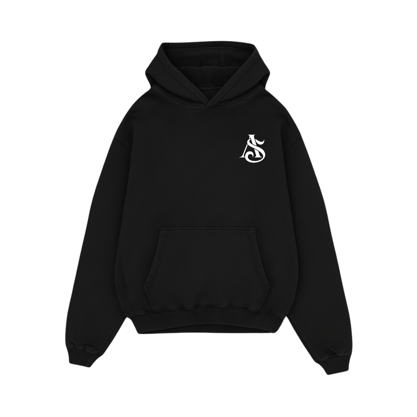 Almost Saints Basics 2.0 Black Oversized Hoodie