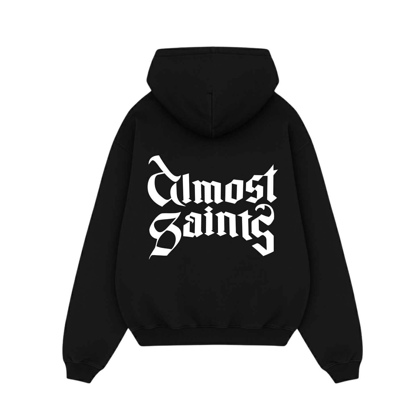 Almost Saints Basics 2.0 Black Oversized Hoodie