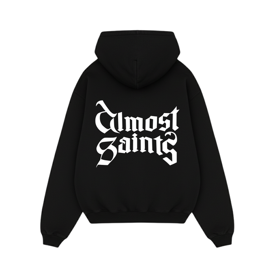 Almost Saints Basics 2.0 Black Oversized Hoodie