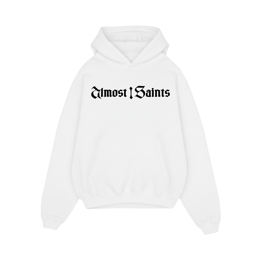 Almost Saints Basics 1.0 White Oversized Hoodie