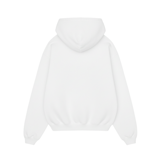 Almost Saints Basics 1.0 White Oversized Hoodie