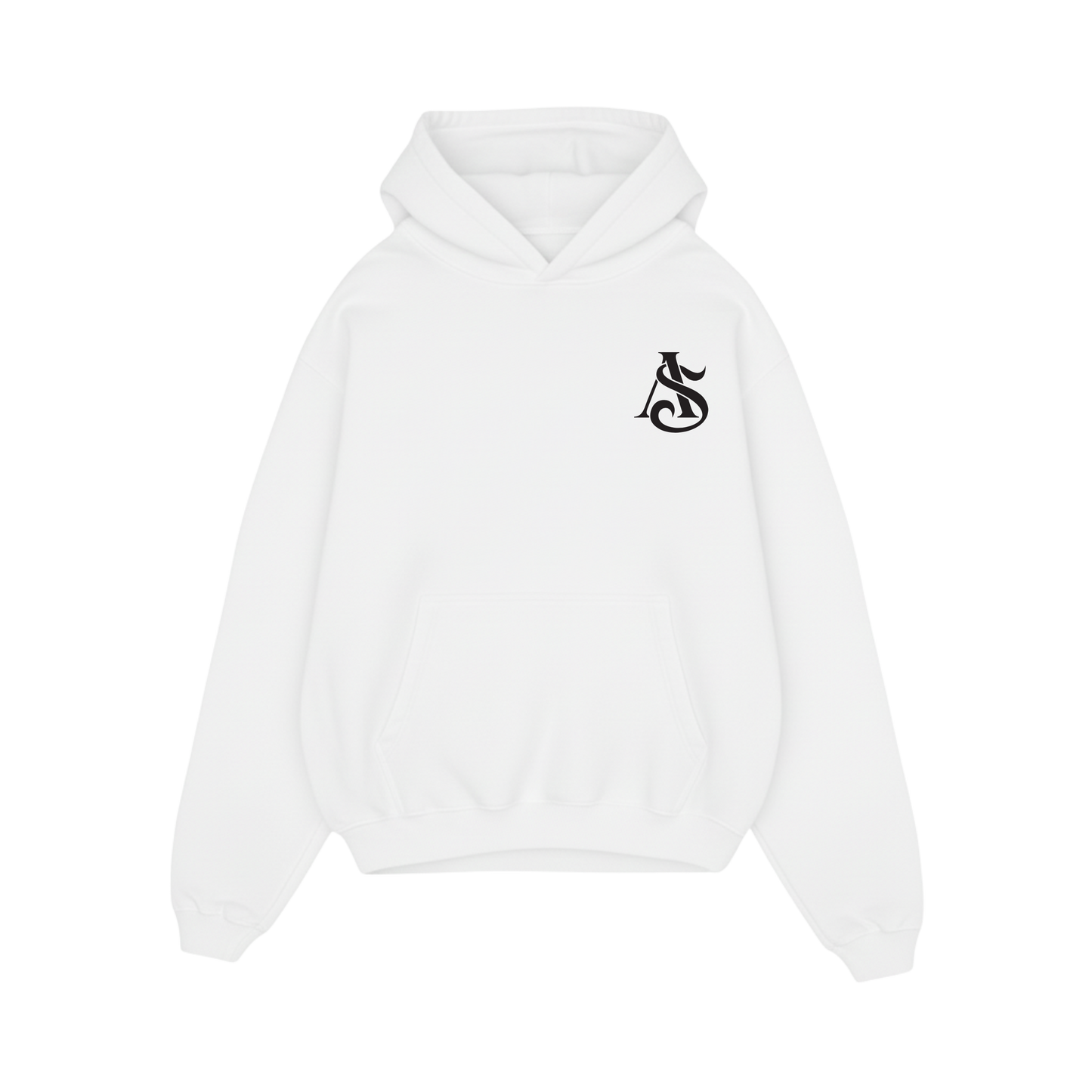 Almost Saints Basics 2.0 White Oversized Hoodie