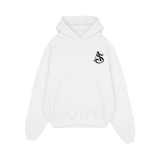 Almost Saints Basics 2.0 White Oversized Hoodie