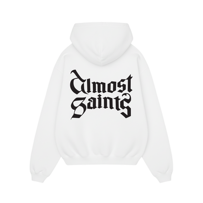 Almost Saints Basics 2.0 White Oversized Hoodie