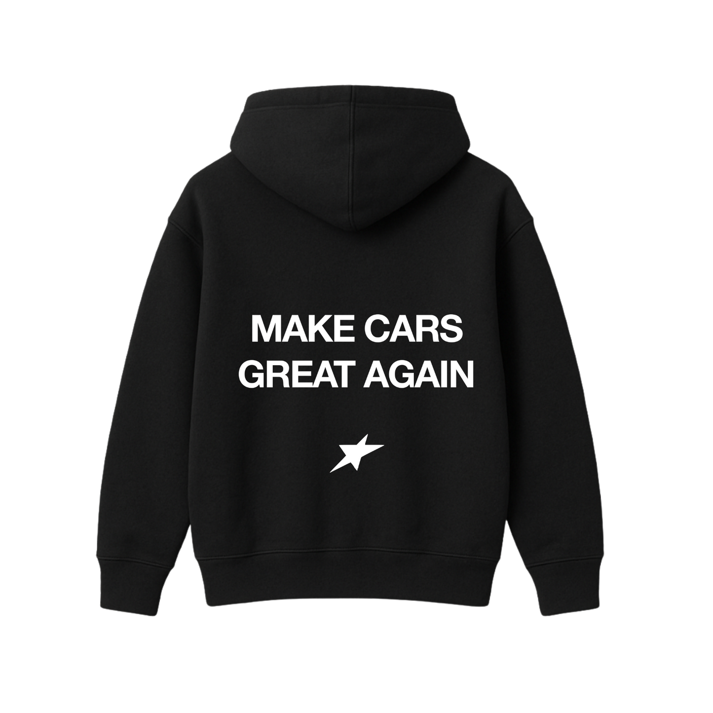 MAKE CARS GREAT AGAIN BLACK OVERSIZED HOODIE