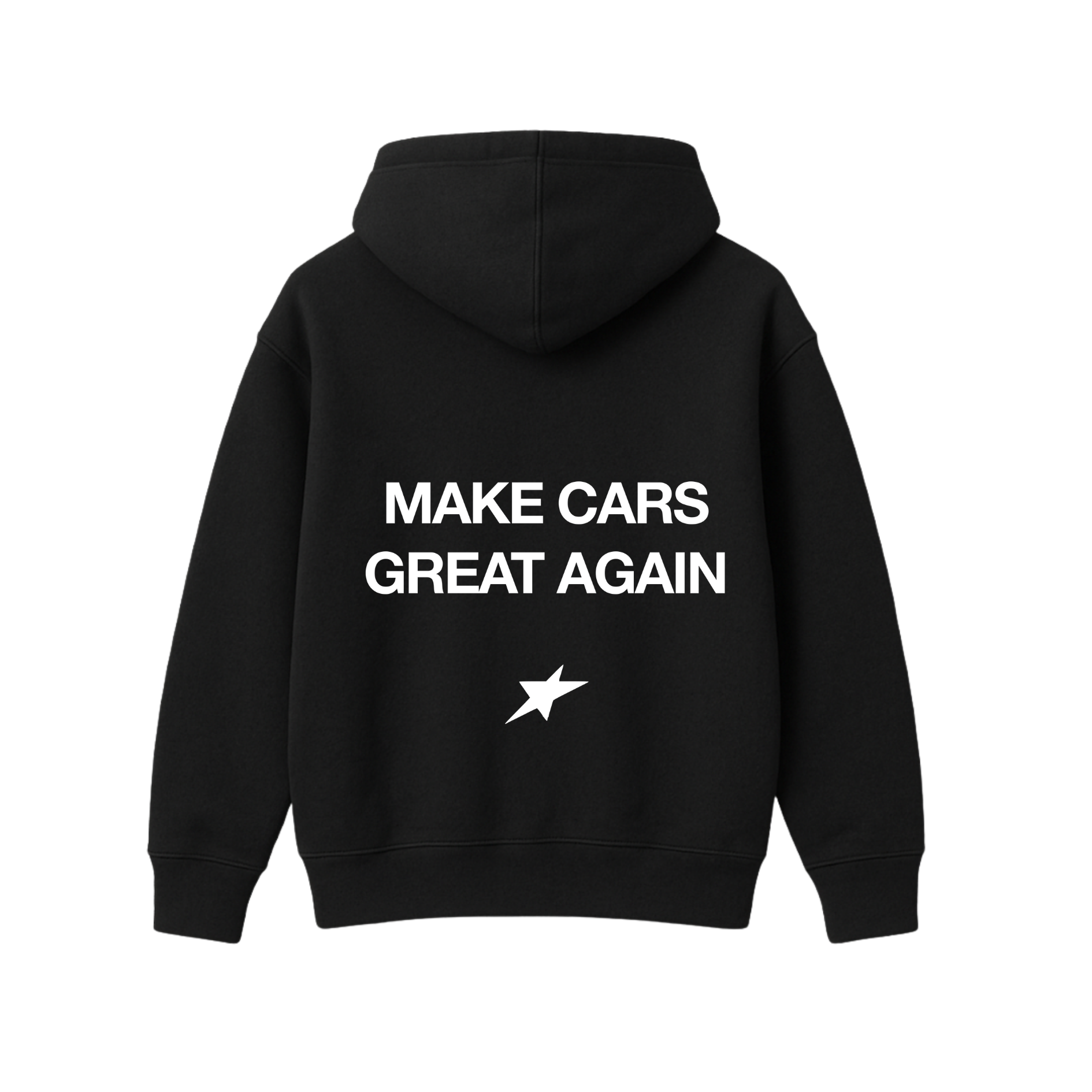 MAKE CARS GREAT AGAIN BLACK OVERSIZED HOODIE