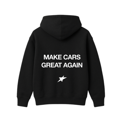 MAKE CARS GREAT AGAIN BLACK OVERSIZED HOODIE