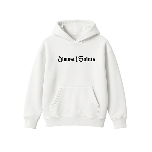 911 CLUB WHITE OVERSIZED HOODIE
