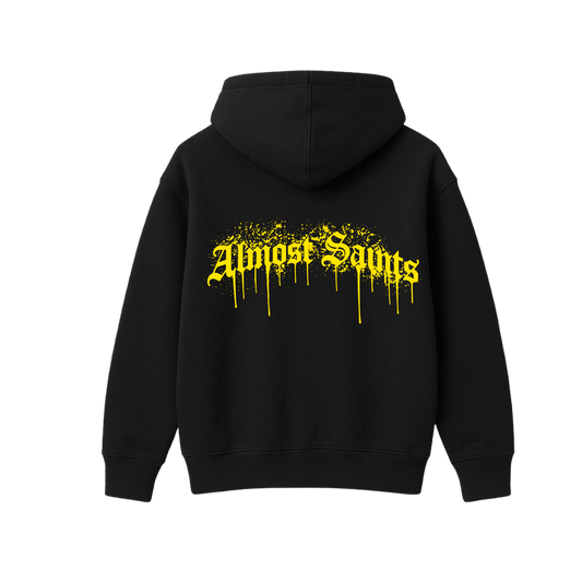DRIP YELLOW OVERSIZED HOODIE