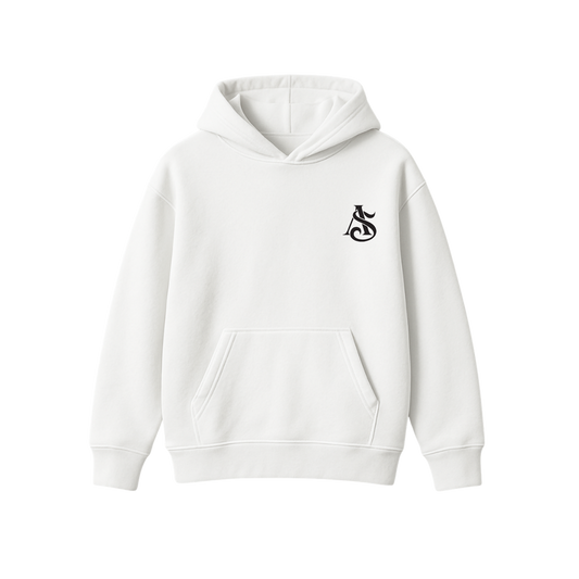 DRIP WHITE OVERSIZED HOODIE