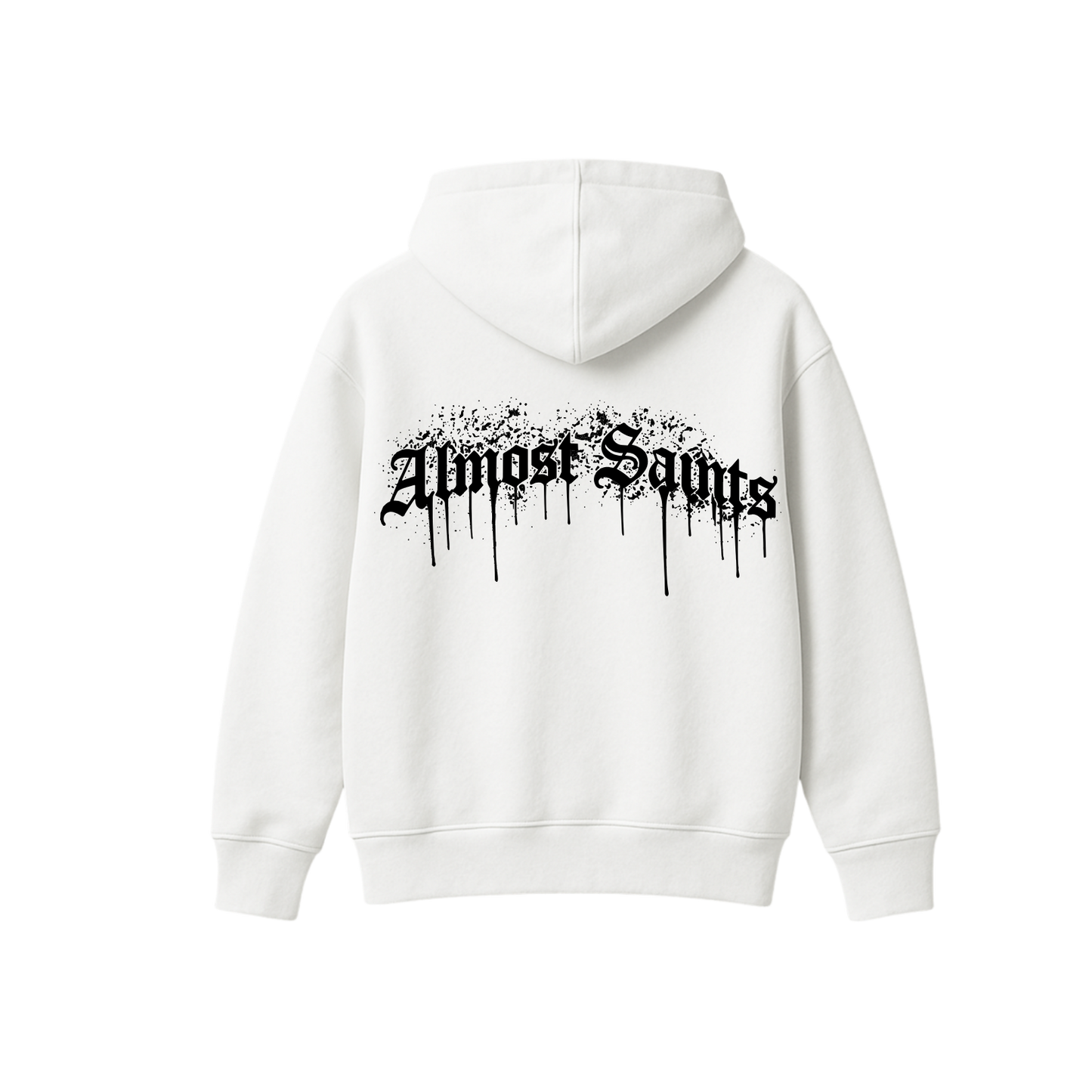 DRIP WHITE OVERSIZED HOODIE