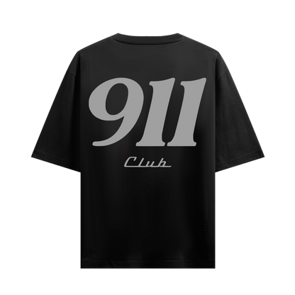 911 RACING CLUB BLACK OVERSIZED T-SHIRT