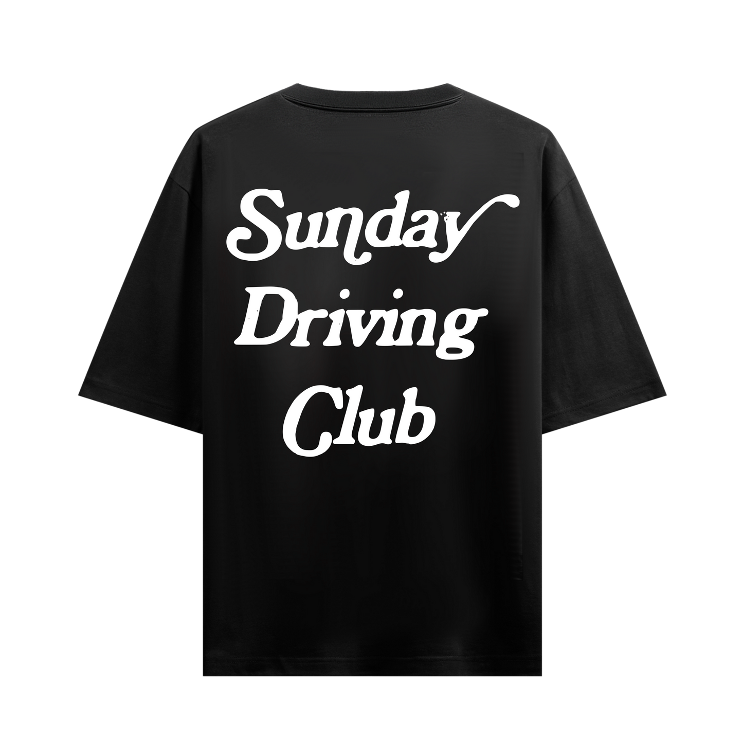 SUNDAY DRIVING CLUB BLACK OVERSIZED T-SHIRT