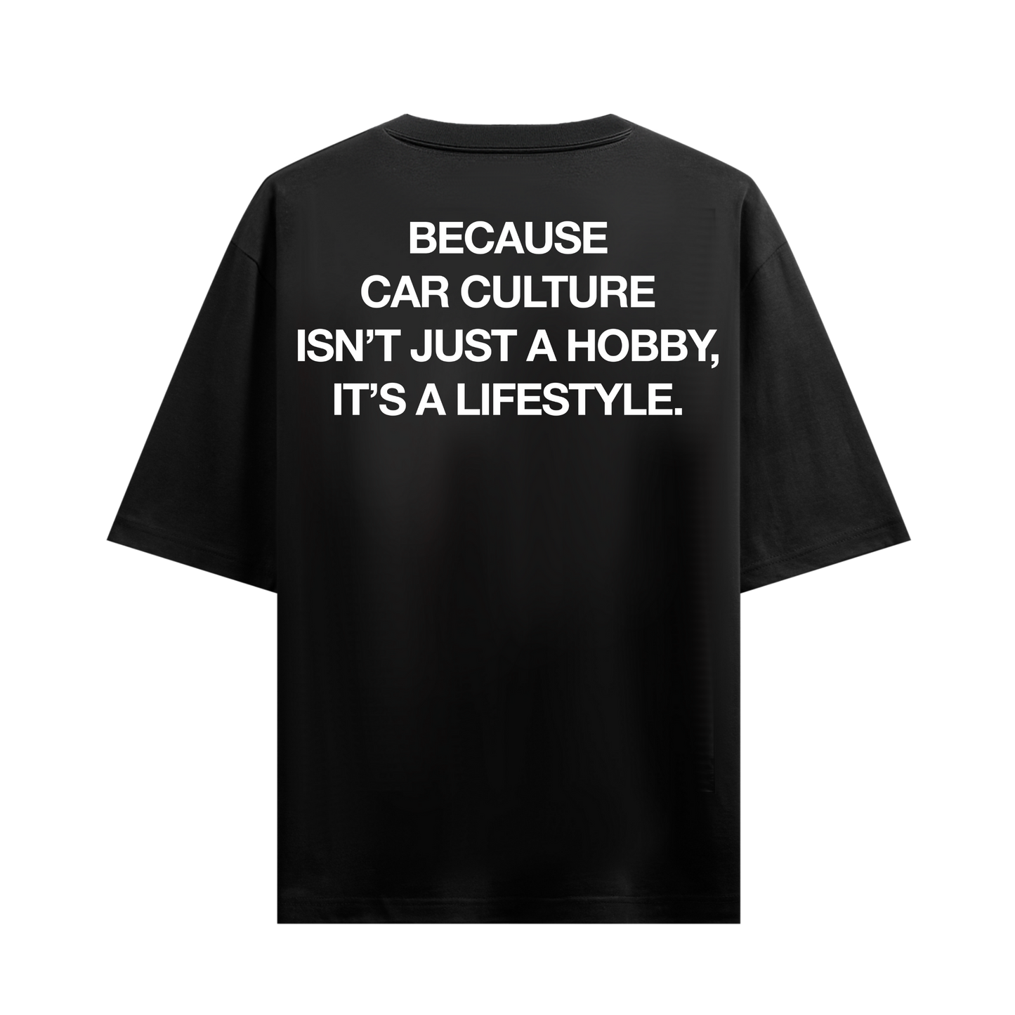CAR CULTURE LIFESTYLE BLACK OVERSIZED T-SHIRT