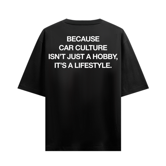 CAR CULTURE LIFESTYLE BLACK OVERSIZED T-SHIRT