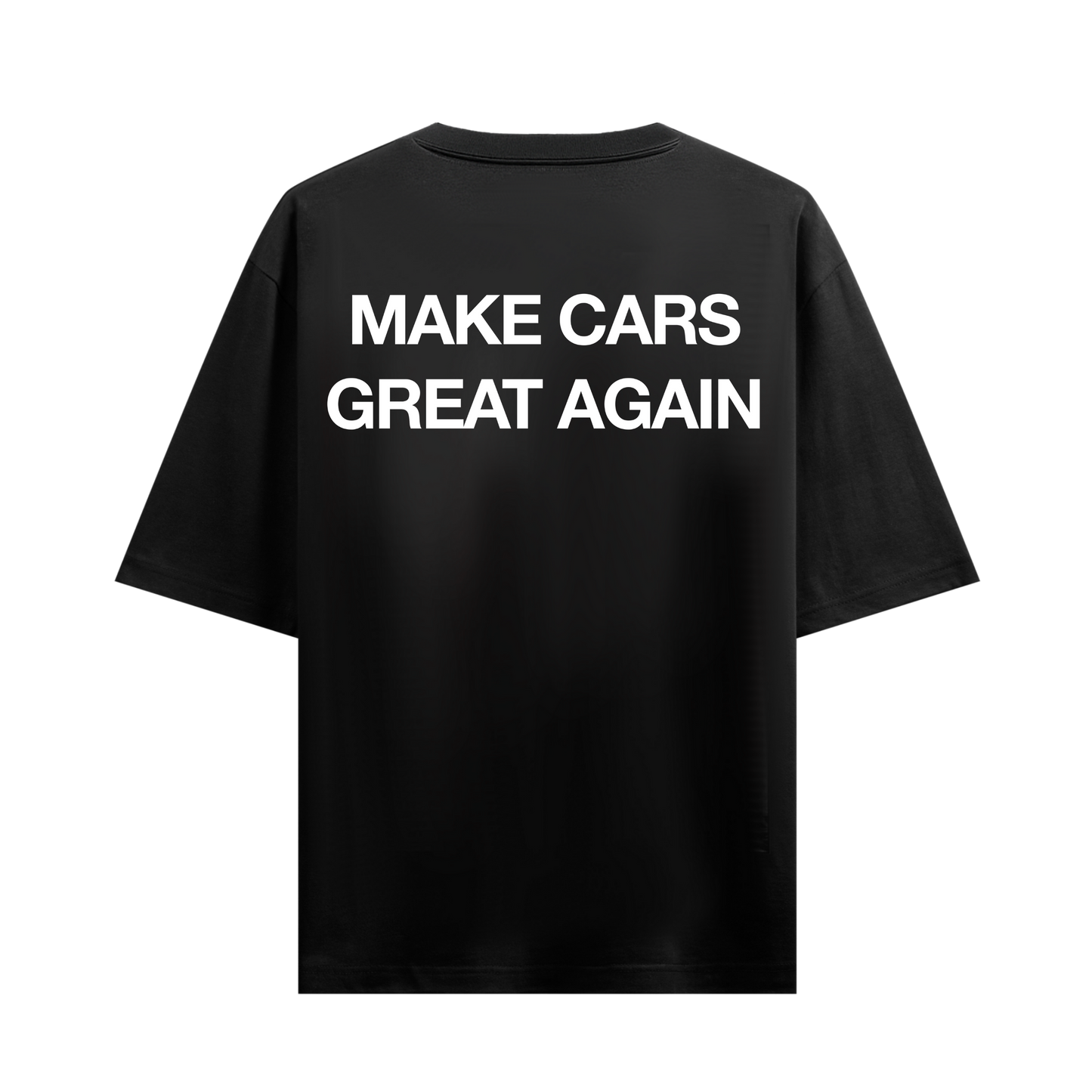 MAKE CARS GREAT AGAIN BLACK OVERSIZED T-SHIRT