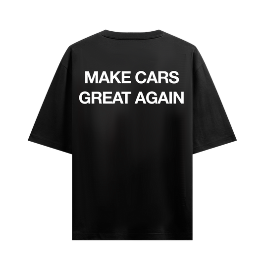 MAKE CARS GREAT AGAIN BLACK OVERSIZED T-SHIRT