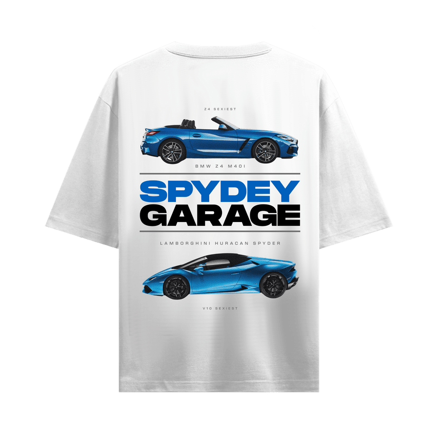CUSTOM LAMBORGHINI Z4 WHITE OVERSIZED T-SHIRT