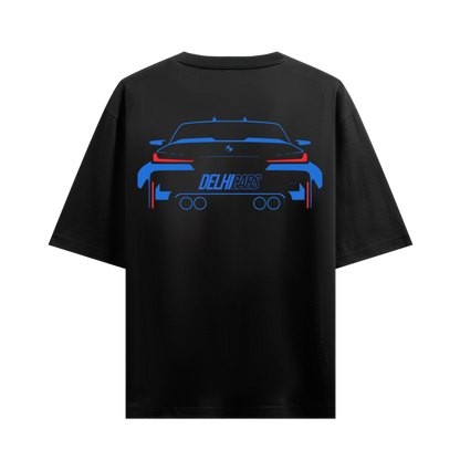 DELHI CARS BLACK OVERSIZED T-SHIRT