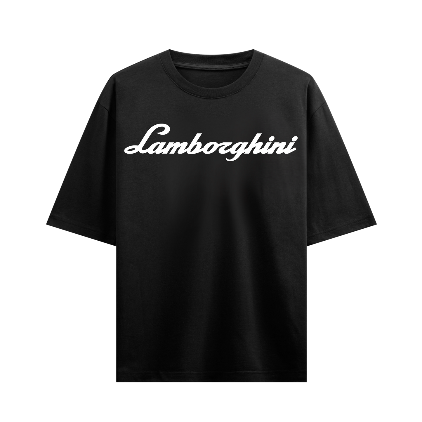 FOCUSED POWER LAMBORGHINI HURACAN SPYDER BLACK OVERSIZED T-SHIRT