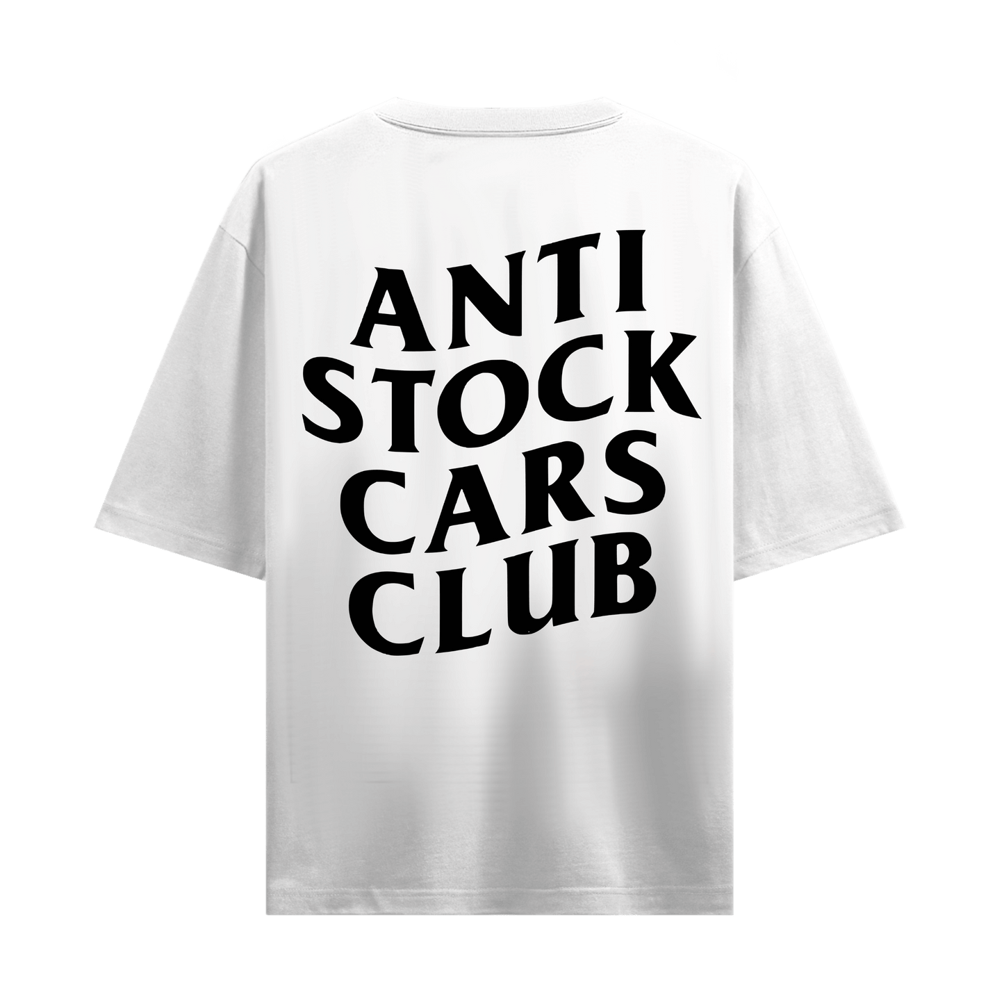 ANTI STOCK CARS CLUB WHITE OVERSIZED T-SHIRT