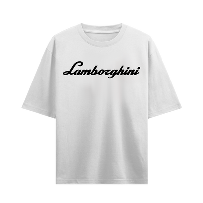 BREAKING LIMITS LAMBORGHINI URUS ORANGE & WHITE OVERSIZED T-SHIRT